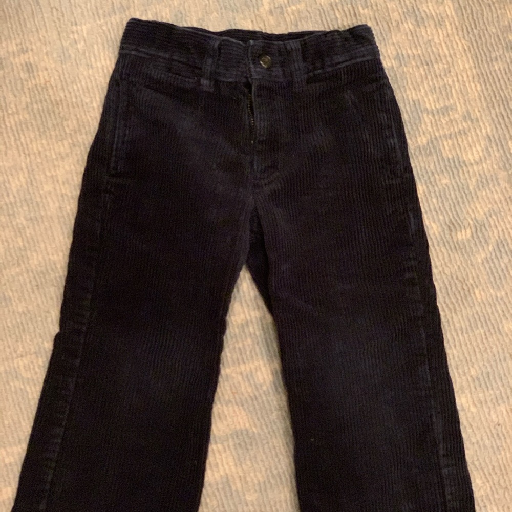 Navy corduroy pants